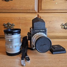 Kowa 6 Kit W/ 2 Lenses, 2 Viewfinders, Caps, Hood, Strap Lugs And Film