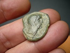 Hiszpania: Castulo (2. Century BC) AE-Semis 24,23 mm 8,52 g głowa/byk (CA6950)