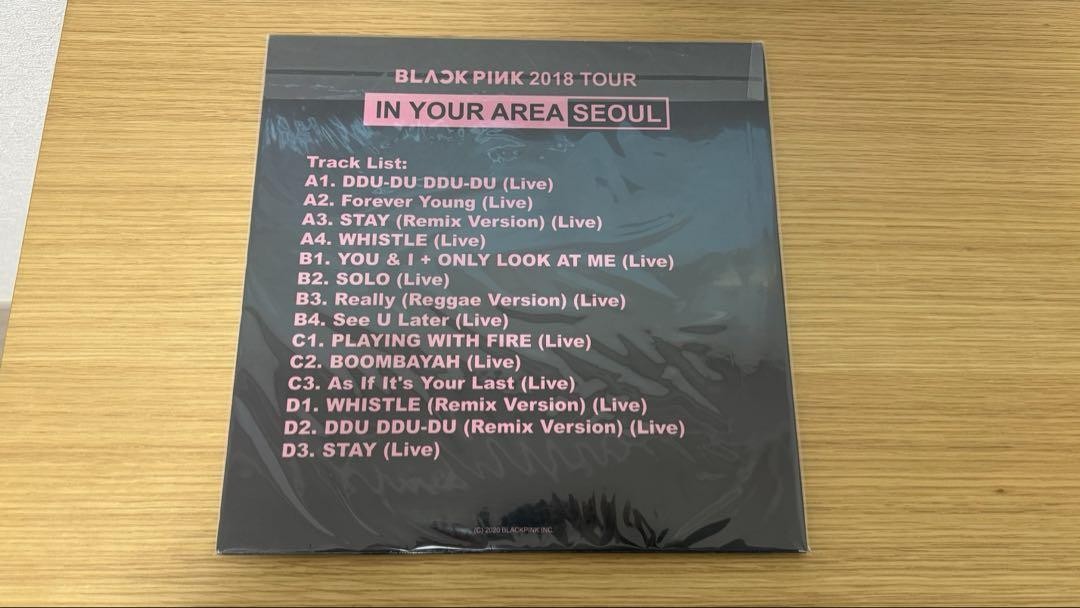 BLACKPINK 2018 TOUR IN YOUR アナログ レコード LP Blackpink 2018 Tour In Your Analog Record Lp | eBay