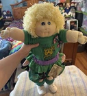 Cabbage Patch Soft Sculptures Girl 1989  Tiger Eye Edition with extra outfit 💛