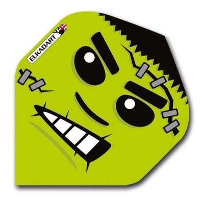 Dart Flights Elkadart  Frankenstein Green Monster Dart Flights Strong 5 sets