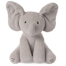 GUND Baby Flappy the Elephant Musical Plush Peek-a-Boo Game Singing Mode
