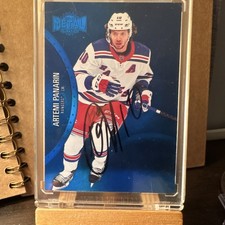 Upper Deck Skybox Metal Universe Autographed Artemi Panarin #65 Rangers NHL