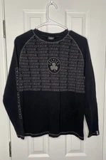 UNK NBA Boston Celtics Long Sleeve Thermal Shirt Black Large