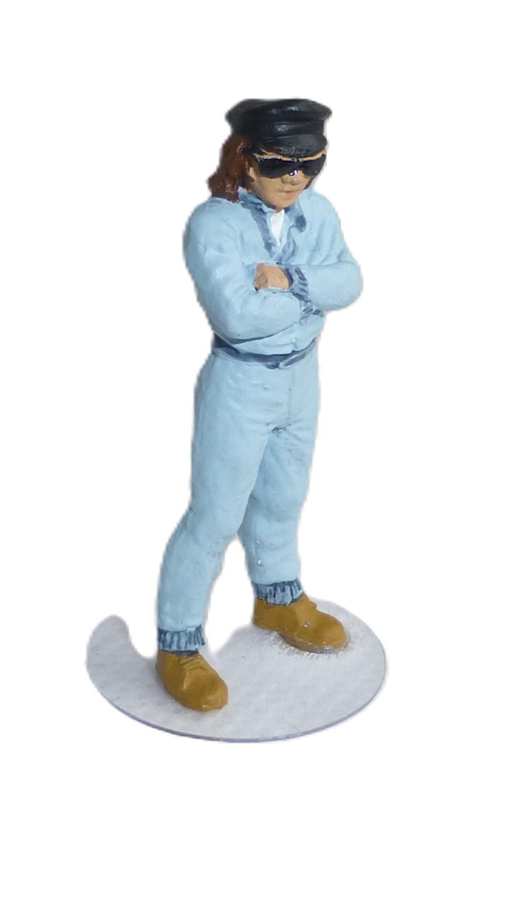 Figurine Jackie Stewart au 1/43 pour décorer vos stands de circuit miniature