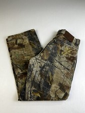 Wrangler Pro Gear Boys 12 Reg RealTree Hardwood Camo Jeans Outdoor Hunt Pants