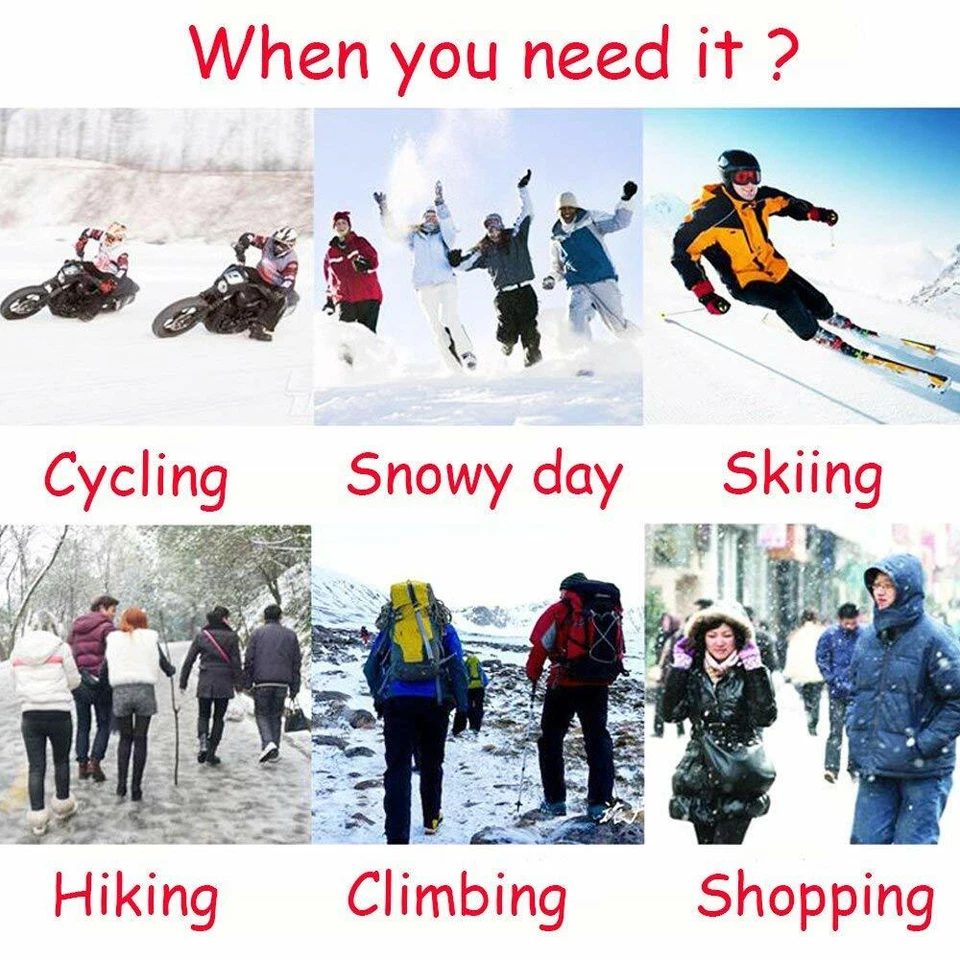 6 in 1 Winter Warm Windproof Fleece Camo Balaclava Ski Hunting Full Face Mask US - Image 3 of 4