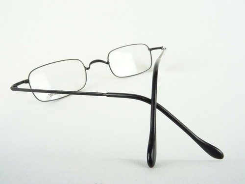 Metallfassung eckig Brille Herren ohne Nasenstege direkte Auflage schwarz Gr. M - Imagen 3 de 5