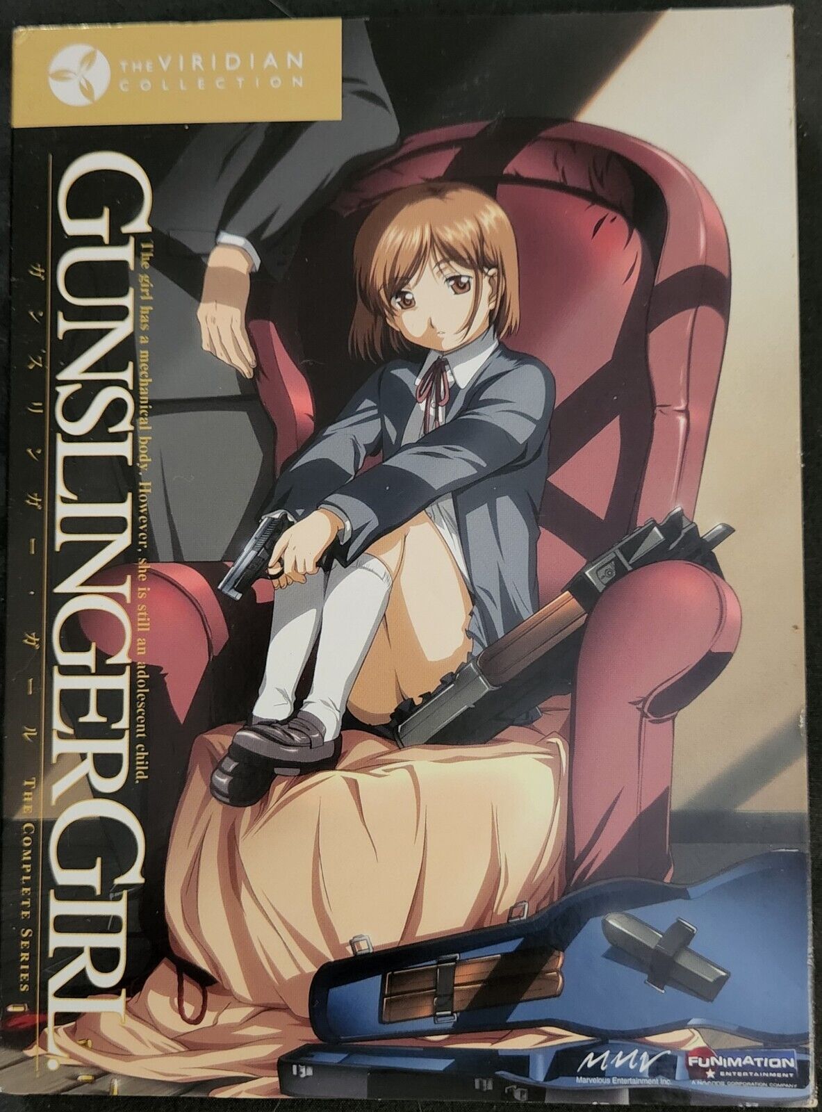 Gunslinger Girl 3 disc DVD set Complete Viridian Collection Anime Series E  1-13