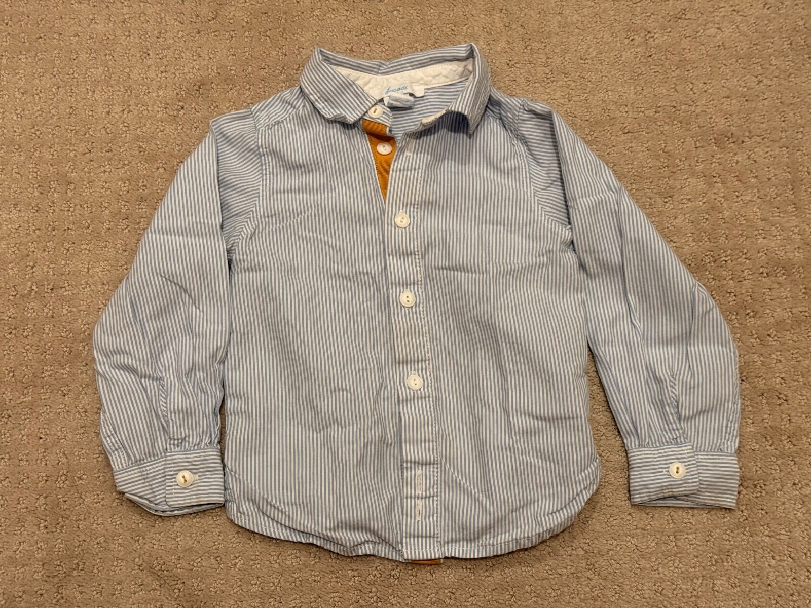 Jacadi Paris Boy 5 Piece Bundle Shirts & Cardigan Sweater Sizes 18m, 23m, 2T image 5