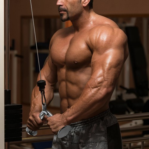 A2ZCare Cable Attachments: Double D Handle, Tricep Rope, Rotating Bar, V Shaped - Picture 6 of 11