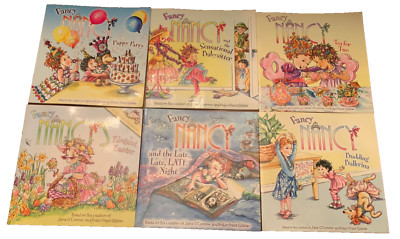 Lot of 6 Fancy Nancy Picture Books by Jane O'Conner Harper Festival B2