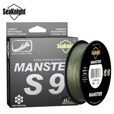 300M500M PE Line 9Strand Reverse Spiral Tech Multifilament Fishing Line 20-100LB