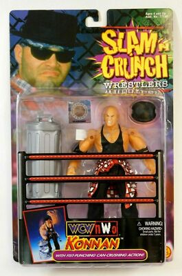 WCW 1999 Slam & Crunch Konnan Wrestling Figure nwa wwe wwf | eBay