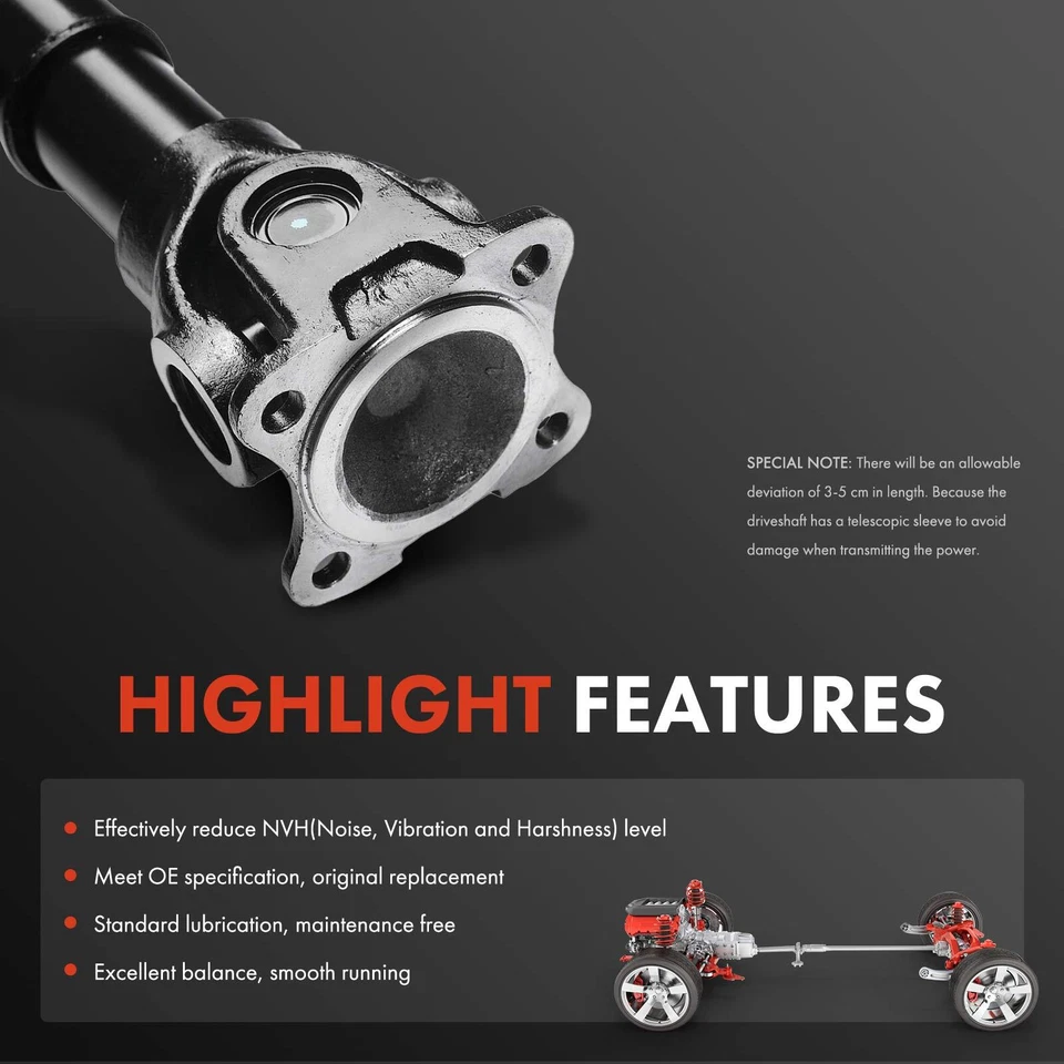 Front Driveshaft Prop Shaft Assembly for Mercedes-Benz C240 C280 C320 C350 AWD Foto 4 de 4