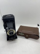 Vintage Kodak Vigilant Six-20 Diomatic Camera Rare with Original leather case