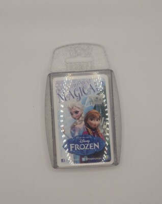 Top Trumps Disney Frozen in sehr gutem Zustand, für Reise Disney Fans Urlaub Flugzeug Spiel