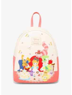 Loungefly Disney Alice In Wonderland Pink Tea Party Mini Backpack Down the rabbit hole we go… ?✨ The all-new @Loungefly  main image 3