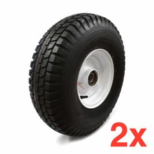 2x Static Caravan Wheels Tyre Assembly With Bearing 500-8 35mm Bearing