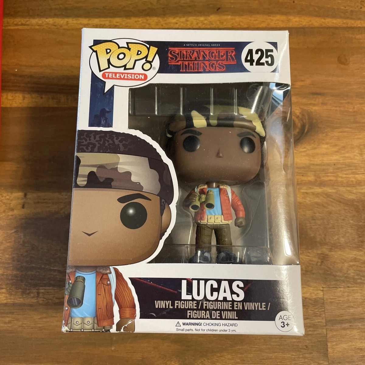 Funko Pop Lucas Stranger Things TV 425 Television Vinyl Figure