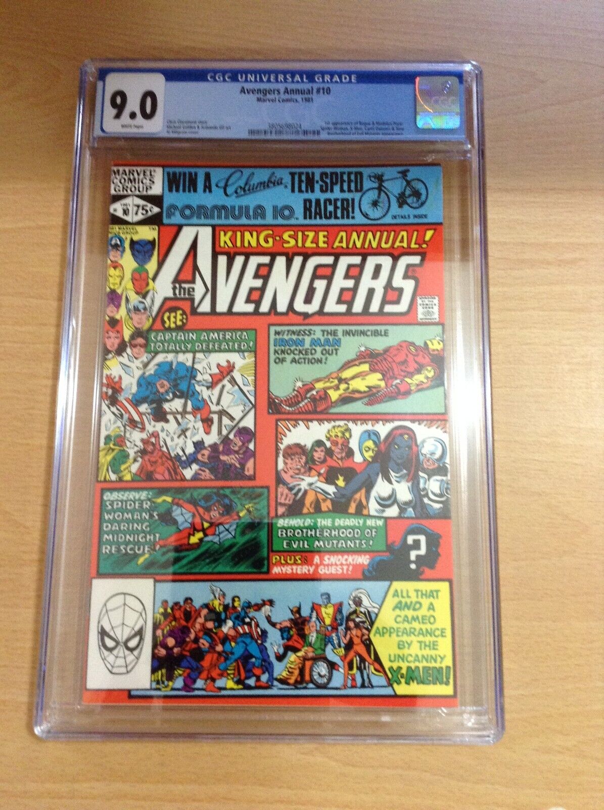 Avengers Annual 10 CGC 9.0 - 1st app of Rogue / 1st app of Maddy Pryor