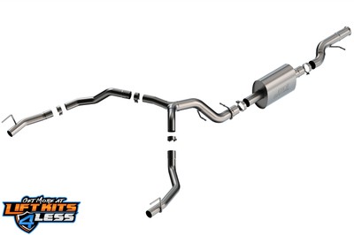 Borla 21-22 Cadillac Escalade 6.2L V8 2/4WD 4DR S-Type Cat-Back Exhaust w/ Facto