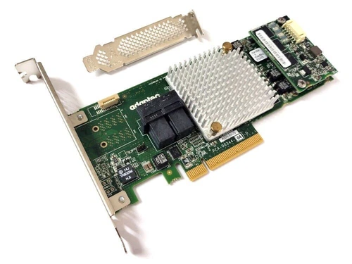 Adaptec ASR-8805 PCI-E 3.0 1GB 12Gb/s RAID Card + 2* SFF-8643 SATA cable+BBU - Afbeelding 3 van 6