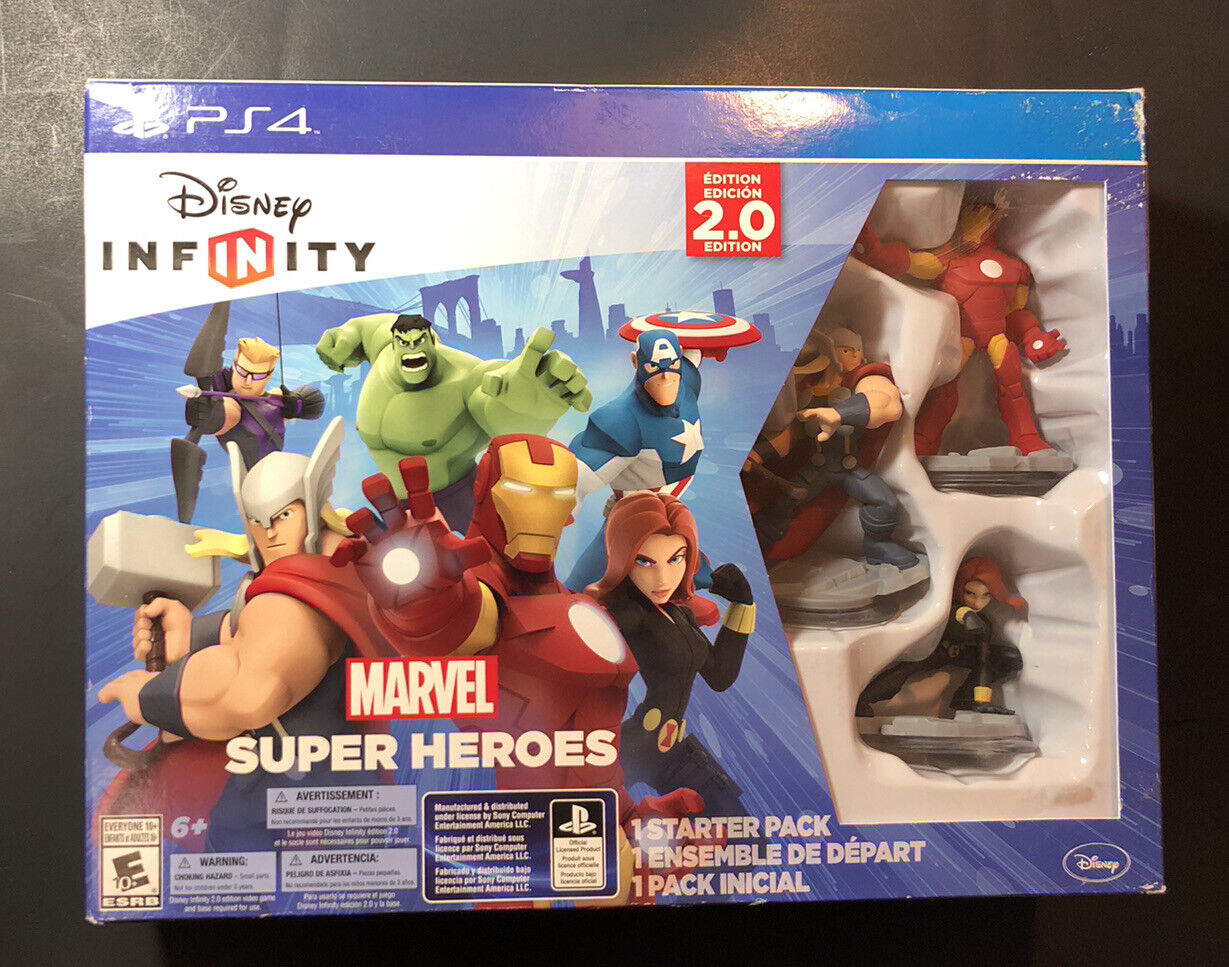 Disney Infinity 2.0 [ Marvel Super Heroes Starter Pack ] (PS4) NEW 