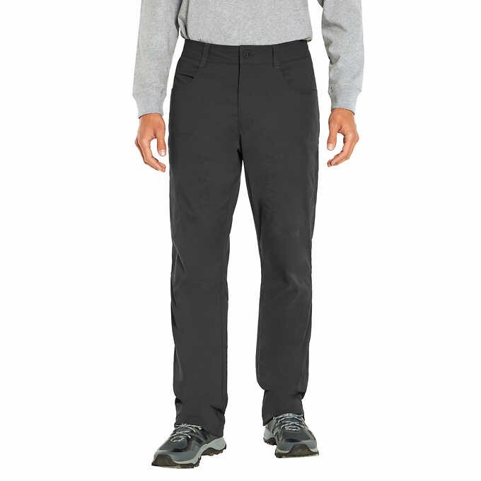 ORVIS Fleece Lined Pants Mens 40x34 Black Zip Pocket Stretch Water