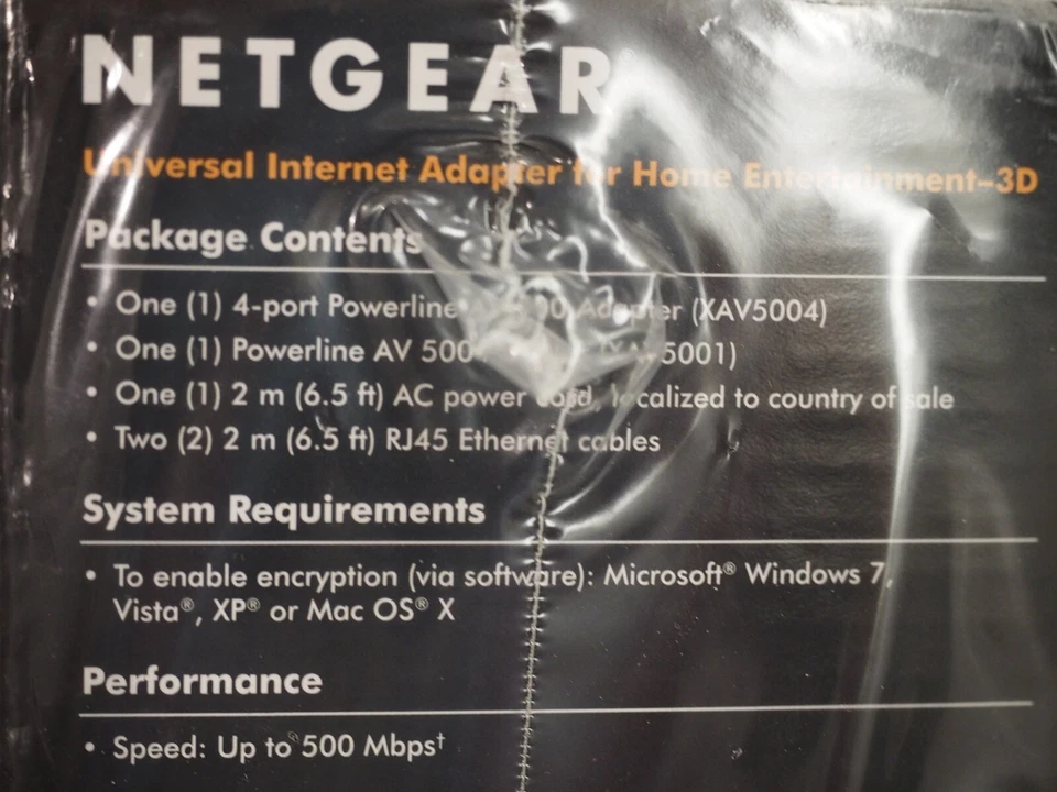 NEW Netgear Internet Adaptor For Home Theatre Entertainment 3D XAVB5004 - Image 4 of 4