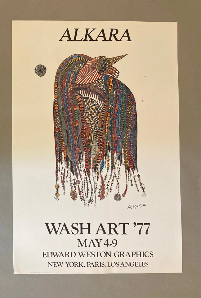 Vintage Poster: Wash Art’77 Edward Weston Graphics (24x36 Inches) - Image 2 of 4