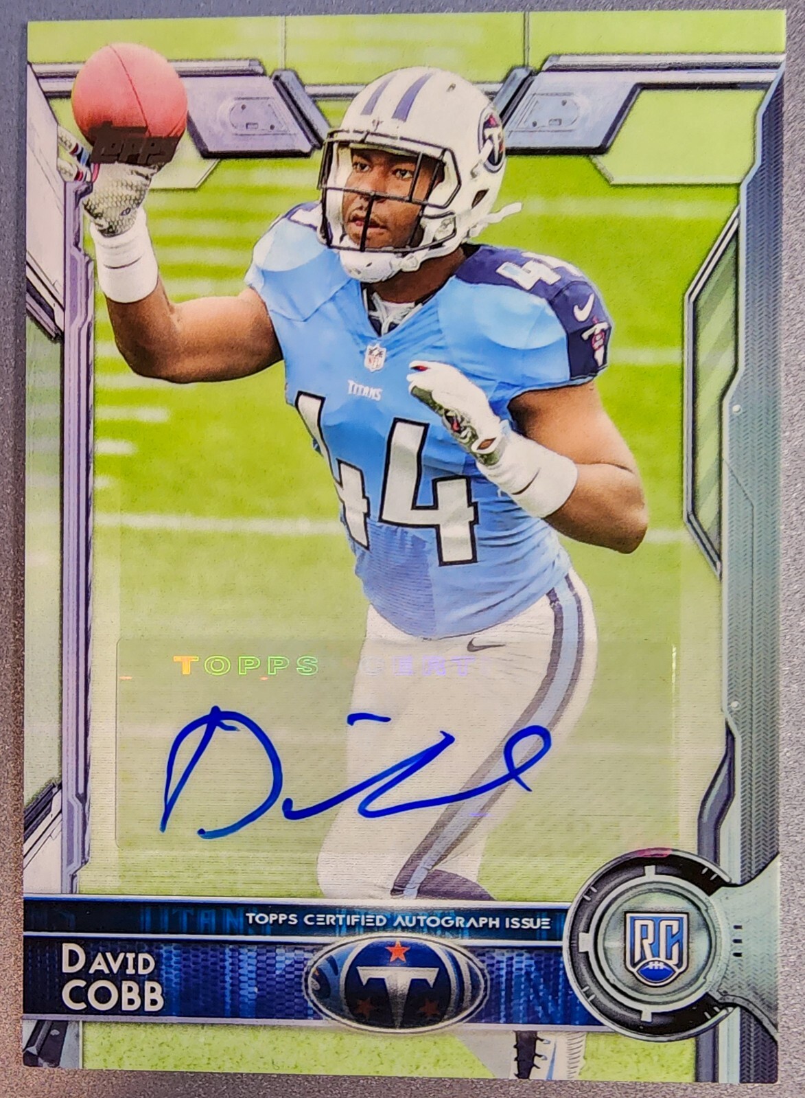David Cobb Topps #432 Autograph