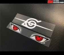 Itachi Uchiha logo & Sharingan Sticker Naruto Anime JDM DIY Car  #N59