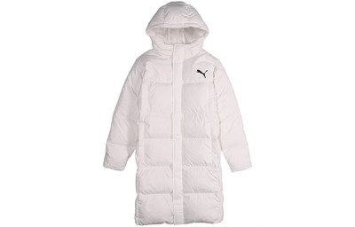 PUMA Warm Long Hooded Down Jacket