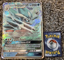 Pokémon TCG Alolan Sandslash GX Oversized Promos SM236 Holo Promo on eBay
