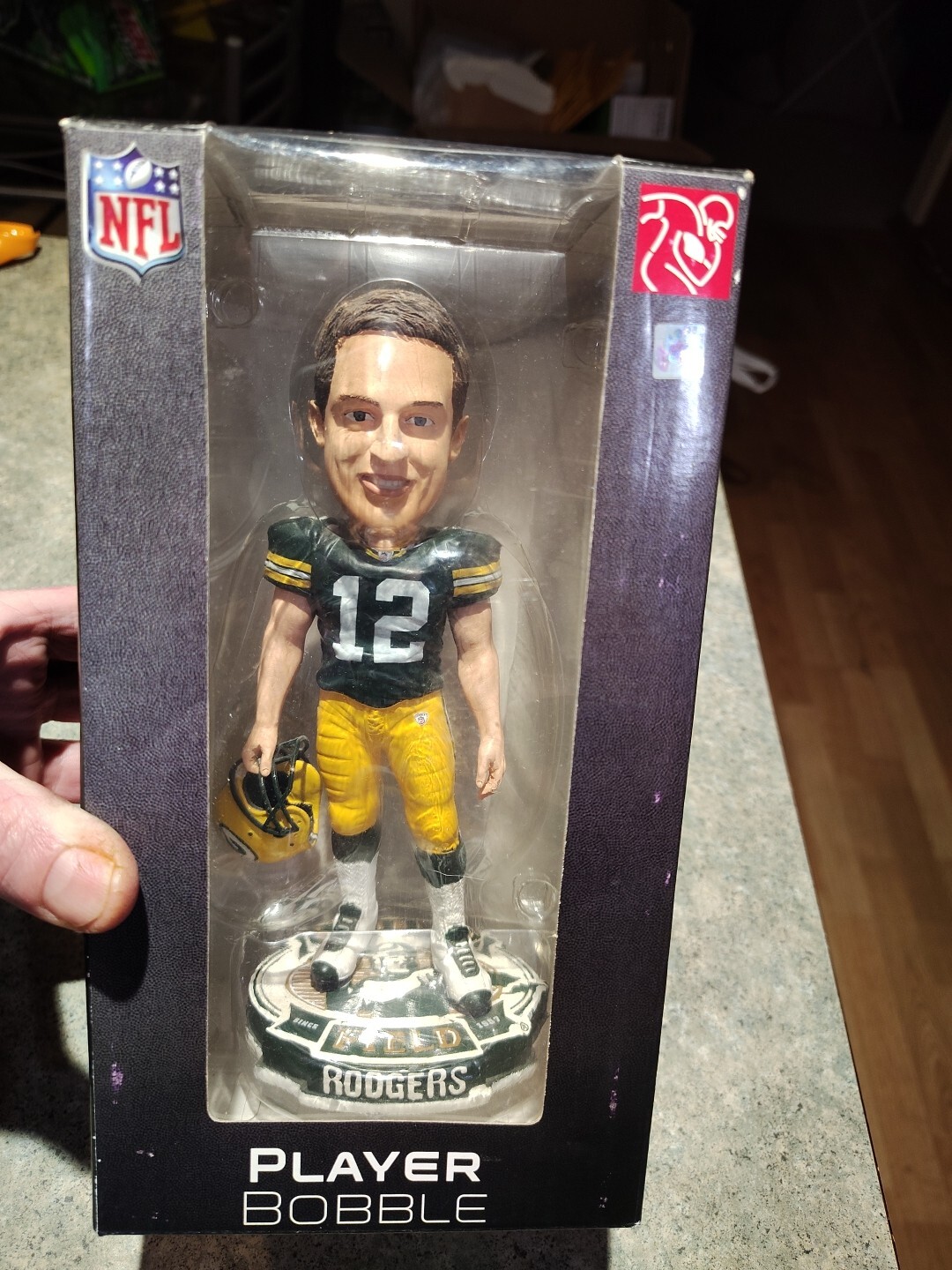 Aaron Rodgers Packers Lambeau Legends Bobblehead Rare Pro Shop Exclusive
