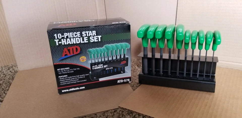 ATD 10-piece Star T-Handle Set (T7-T40 Sizes). - Image 2 of 4
