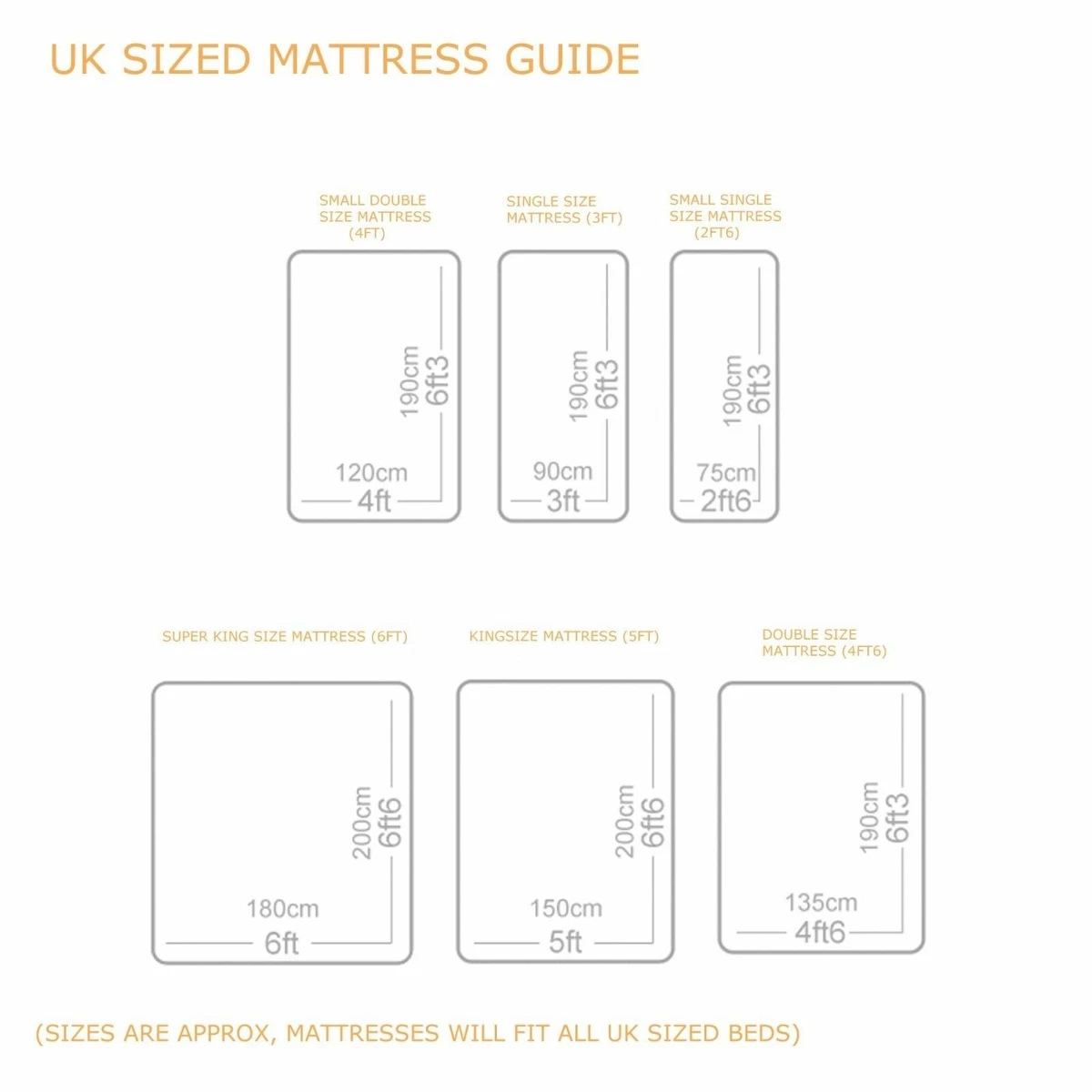 King bed sale dimensions