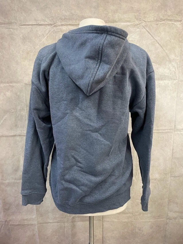 Sudadera con capucha para mujer Danskin cremallera completa azul talla L Foto 3 de 4