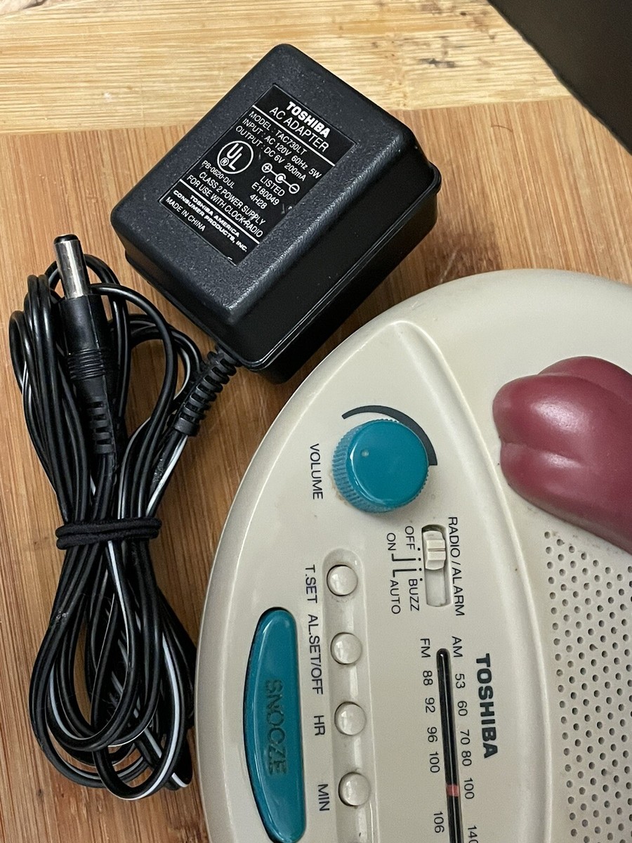 ✨【希少・レア】TOSHIBA タズマニアンデビル AM/FMクロックラジオ✨ Vintage Tazmanian Devil Looney Tunes Tronics Toshiba AM/FM