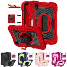 For iPad 9th 8th 7th 6th 5th Generation Heavy Duty Stand Shockproof Case Cover