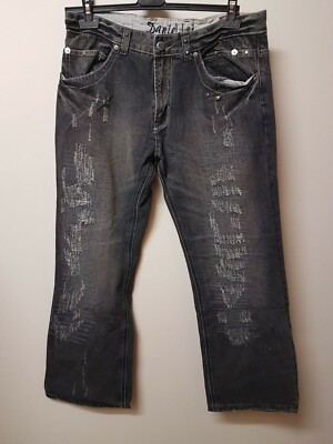Daniel Lei distressed Denim Jeans W 34 inch L 30 inch size Small New With Tags