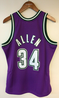 Ray Allen Milwaukee Bucks Mitchell & Ness NBA Authentic Jersey