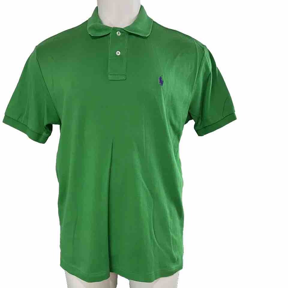 Polo Ralph Lauren camicia uomo grande blu pony manica corta polo (132)