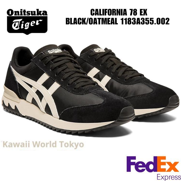 Onitsuka Tiger CALIFORNIA 78 EX BLACK / OATMEAL 1183A355 002 Onitsuka Tiger CALIFORNIA 78 EX BLACK / OATMEAL 1183A355 002