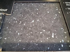 (20 TILES) 12" x 12" BLACK VINYL FLOOR TILE SELF ADHESIVE, PEEL & STICK, ACHIM