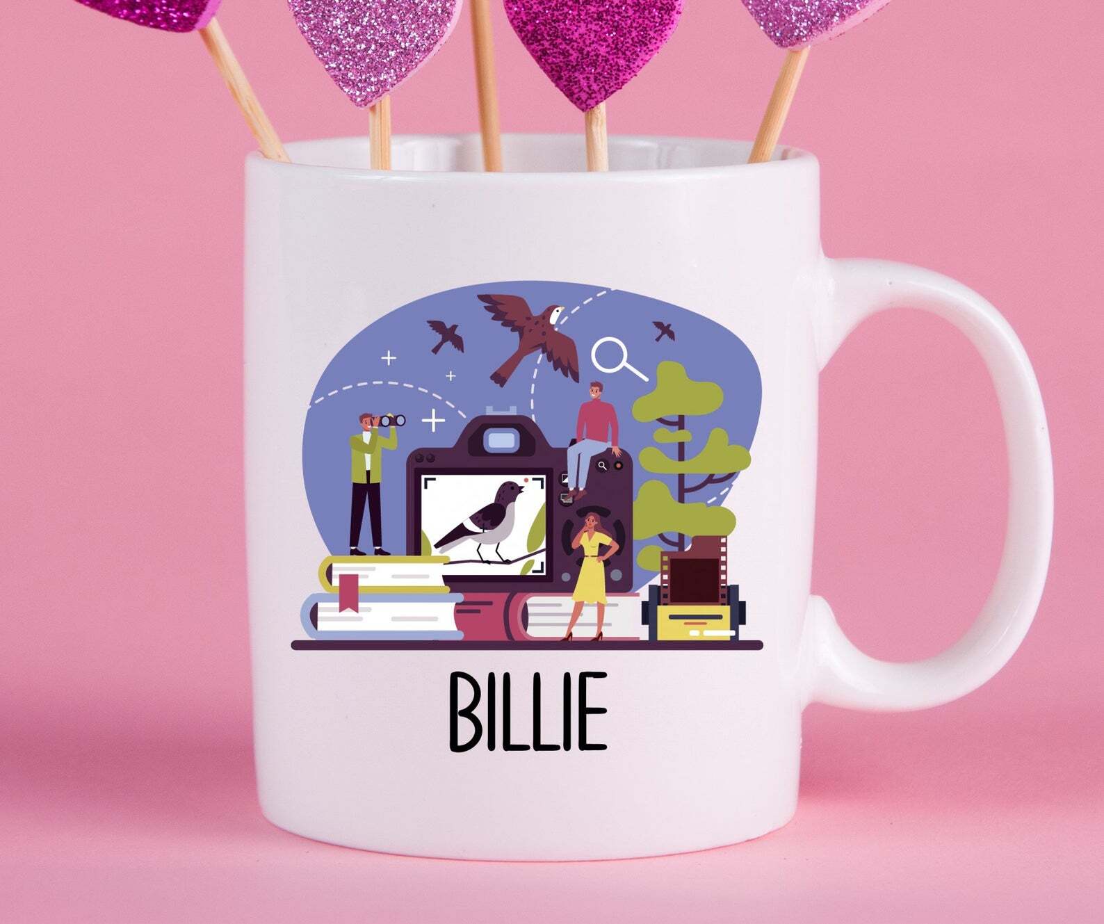 Personalized Birding Mug Birding Gift Ideas Birding Cup Gifts For Birding Lovers