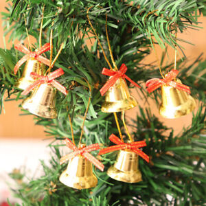 DIY Hanging Jingle Bells Xmas Tree Ornaments Christmas Decor Pet Pendants 