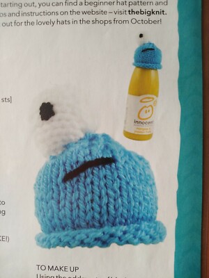 The Innocent BIG KNIT Make a Hat or Two Magazine Pull Out
