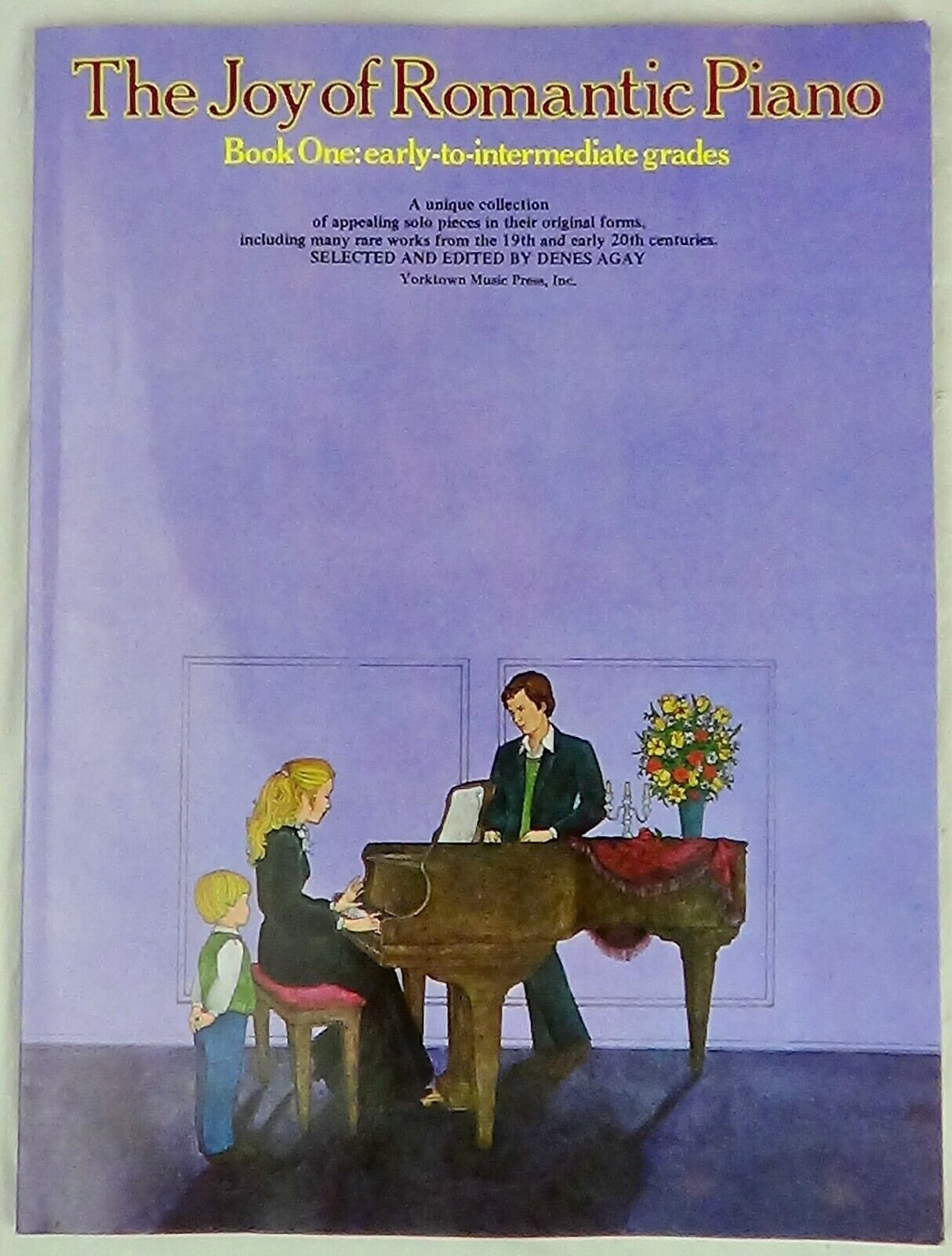 The Joy Of Romantic Piano Bk 1 Early - Intermediate Grades Agay Solo Music Score